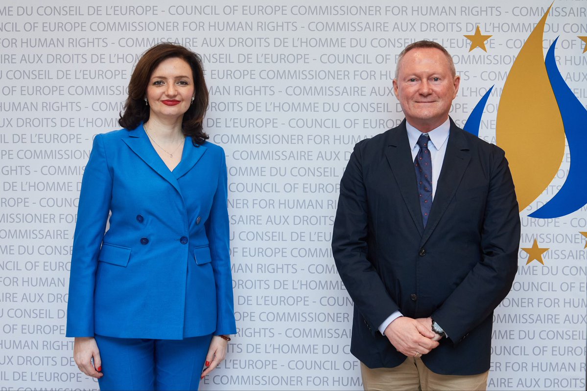 CommissionerHR's tweet image. Constructive meeting today with @Mariana_Betsa, Deputy Minister for Foreign Affairs of #Ukraine, on protecting victims of Russia’s aggression, including in temporarily occupied territories of Ukraine, and my memorandum on human rights elements for peace in Ukraine…