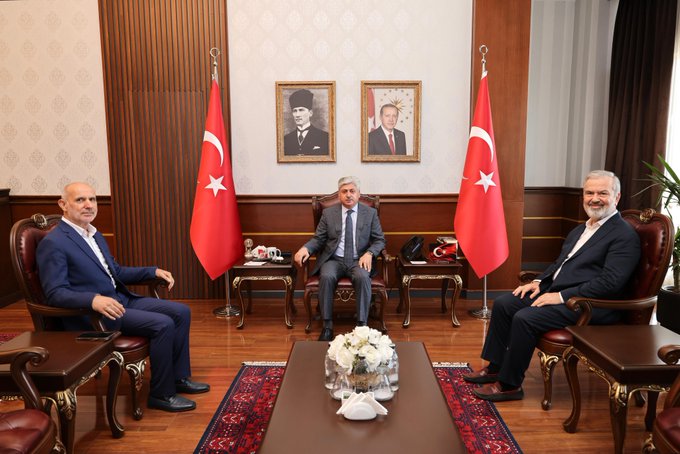 Sakarya Valisi Rahmi Doğan, önemli isimleri kabul etti