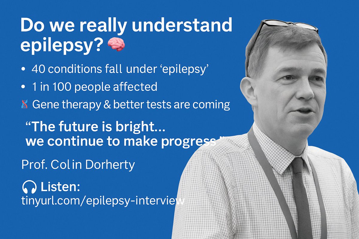 TrinityMed1's tweet image. Do we really understand #epilepsy? Prof Colin Doherty of @TrinityMed1 says:
👥 1 in 100 people affected
🧬 Gene therapy & better tests are coming
🎧 Listen: tinyurl.com/epilepsy-inter… #EpilepsyAwareness #Neurology #Healthcare