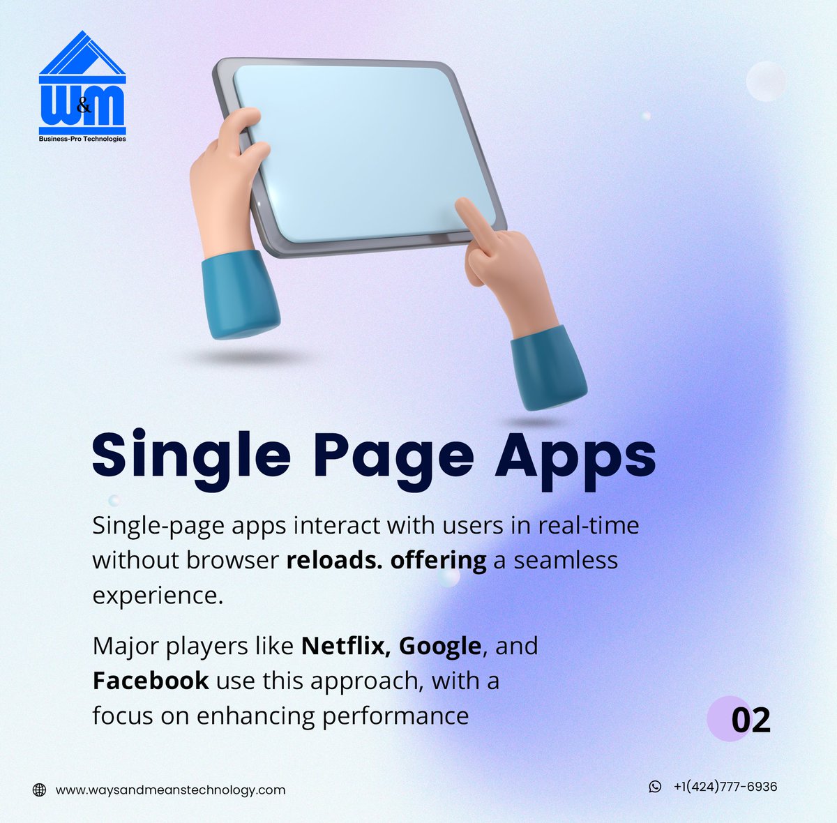 WMTechnology's tweet image. Web Dev in 2025 is AI-powered, serverless, and seamless.

3 game-changers:

1. SPAs
2. Runtime AI
3. Serverless Architecture

Explore more: waysandmeanstechnology.com
+1 (424) 777-6936
#WebDevelopment #AIinWeb #WMTechnology