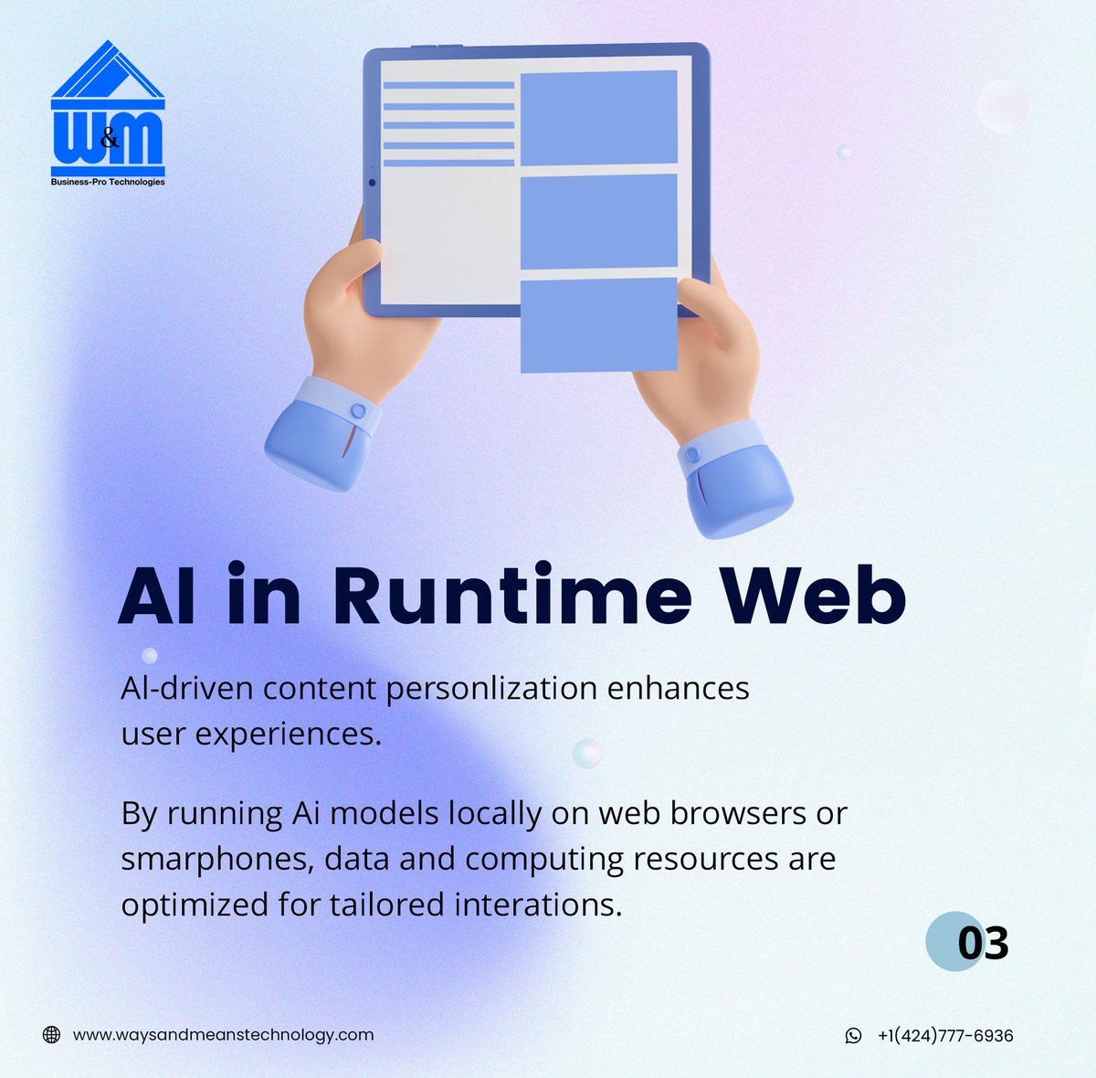 WMTechnology's tweet image. Web Dev in 2025 is AI-powered, serverless, and seamless.

3 game-changers:

1. SPAs
2. Runtime AI
3. Serverless Architecture

Explore more: waysandmeanstechnology.com
+1 (424) 777-6936
#WebDevelopment #AIinWeb #WMTechnology