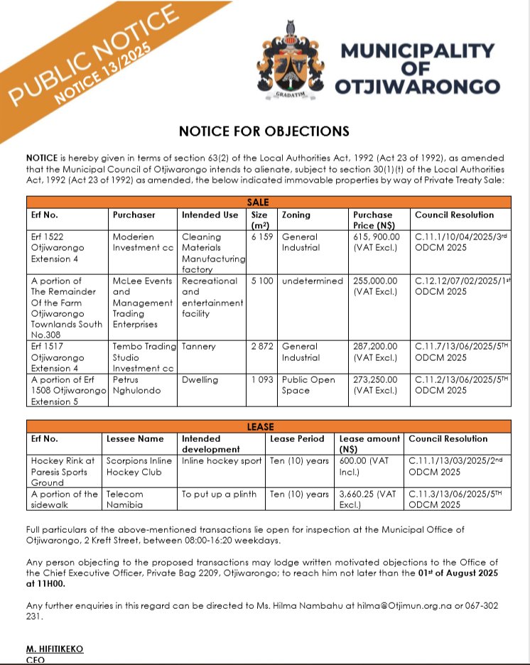 Otjiwarongo MUN (@otjiwarongom) on Twitter photo 