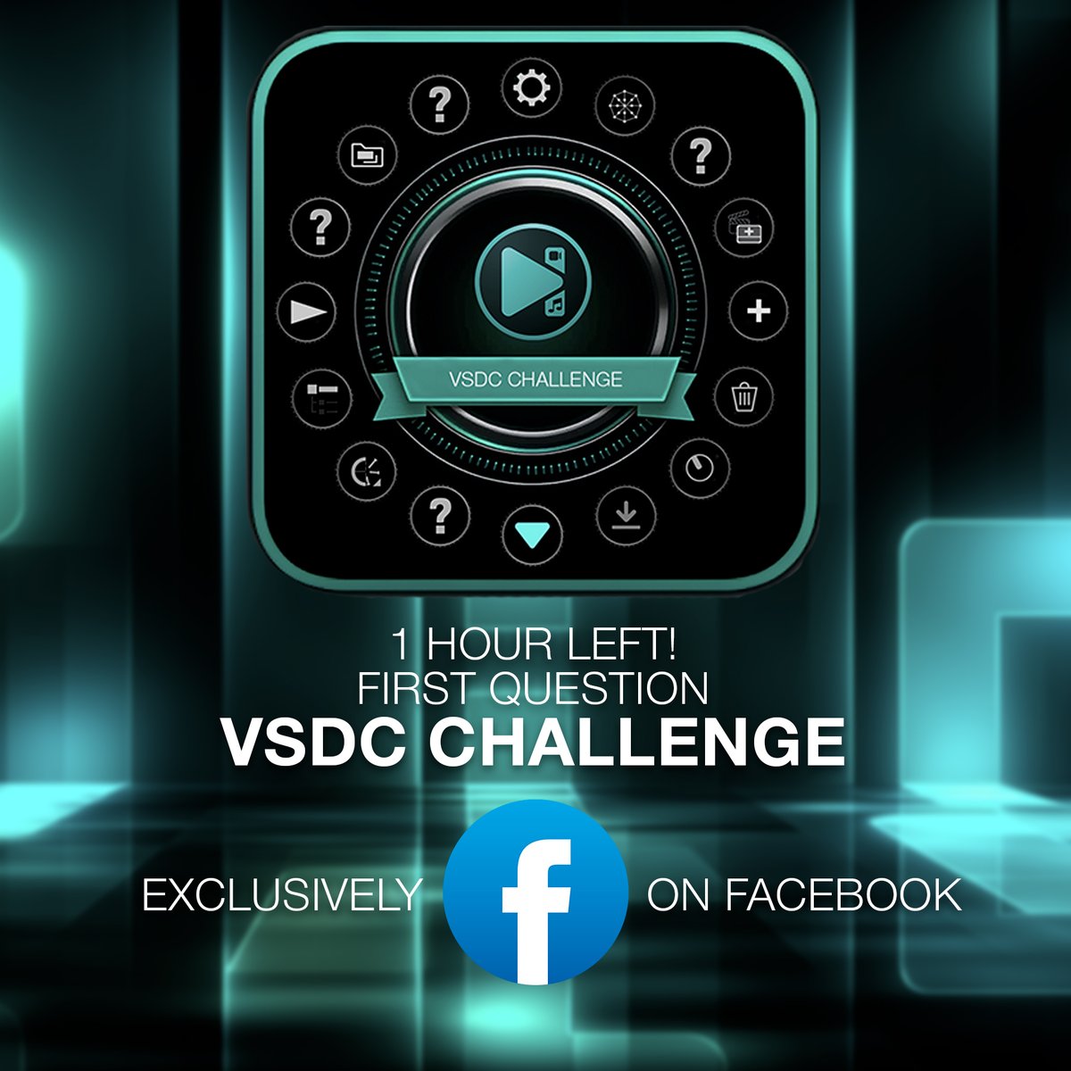 The FIRST question of our challenge drops in just 1 HOUR! 💡
Only on Facebook!
facebook.com/VSDCvideoeditor
