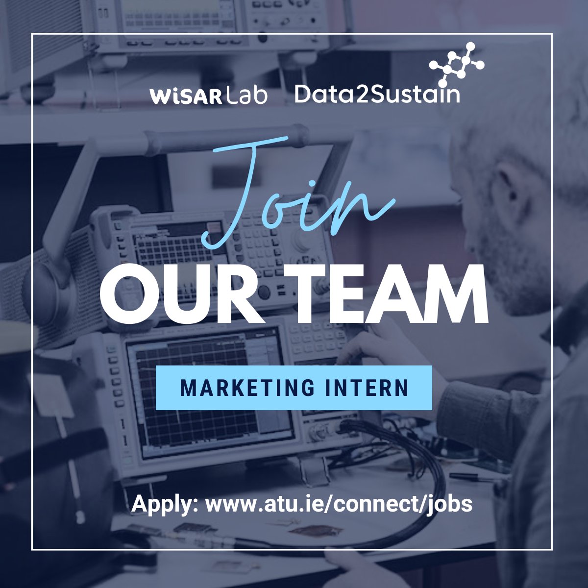 We're hiring a Marketing Intern (6-month, full-time, paid) to support events, digital content, and comms for the Data2Sustain European Digital Innovation Hub.

🗓 Deadline: Fri 11 July, 12 noon
📍 Apply: atu.ie/connect/jobs