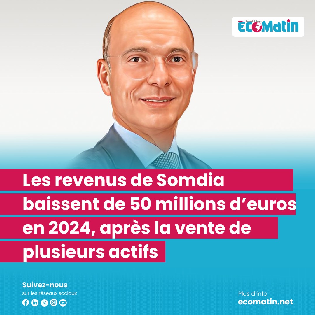 Filiale agro-industrielle du groupe français Castel, Somdia a bouclé l’année 2024 avec des résultats financiers et opérationnels à la baisse, à la faveur de la cession de ses parts dans 3 de ses unités en zone CEMAC.

Plus de détails : ecomatin.net/les-revenus-de…