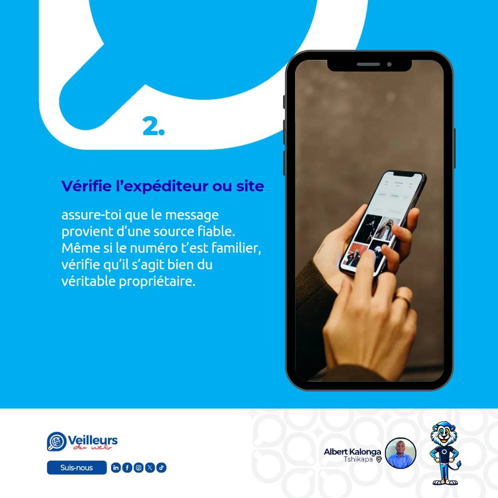 veilleursduweb's tweet image. Cher internaute, il y a des dangers cachés derrière chaque clic sur WhatsApp actuellement. Une erreur suffit pour tomber dans le piège.

Voici trois (3) attitudes à adopter avant de cliquer sur chaque offre en ligne qui paraît belle, mais fausse. 

Ces gestes simples te protègent…
