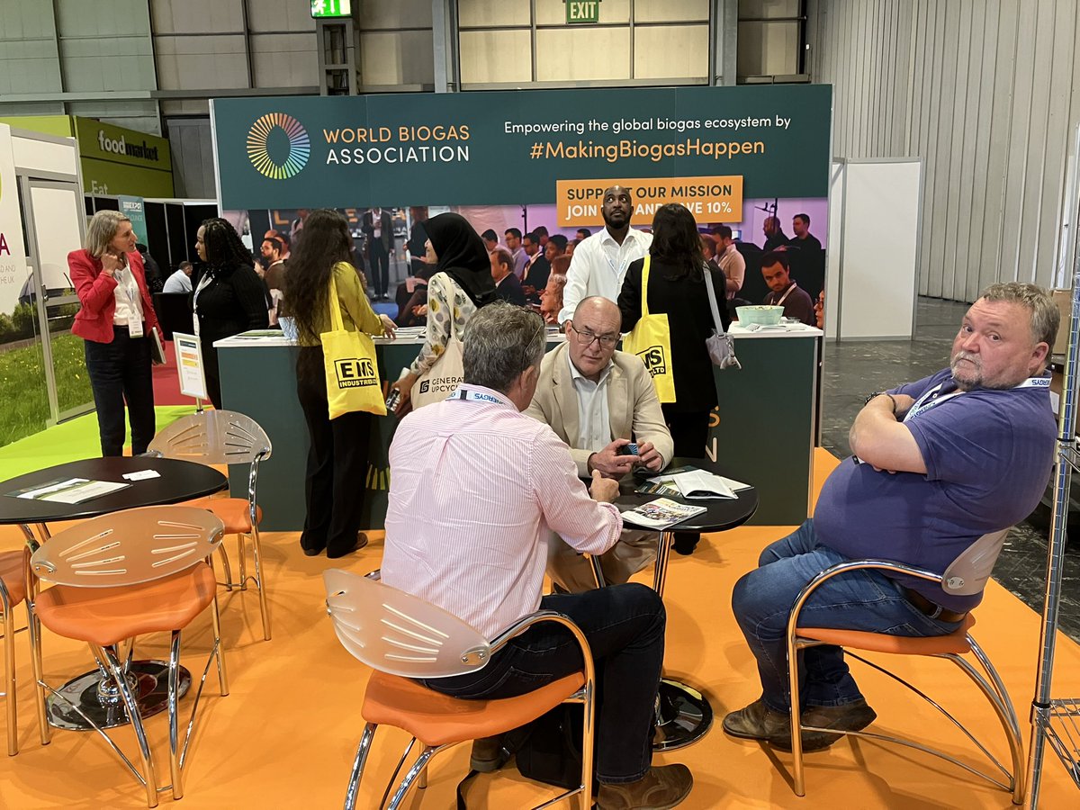 Busy times at the WBA stand! #worldbiogasexpo