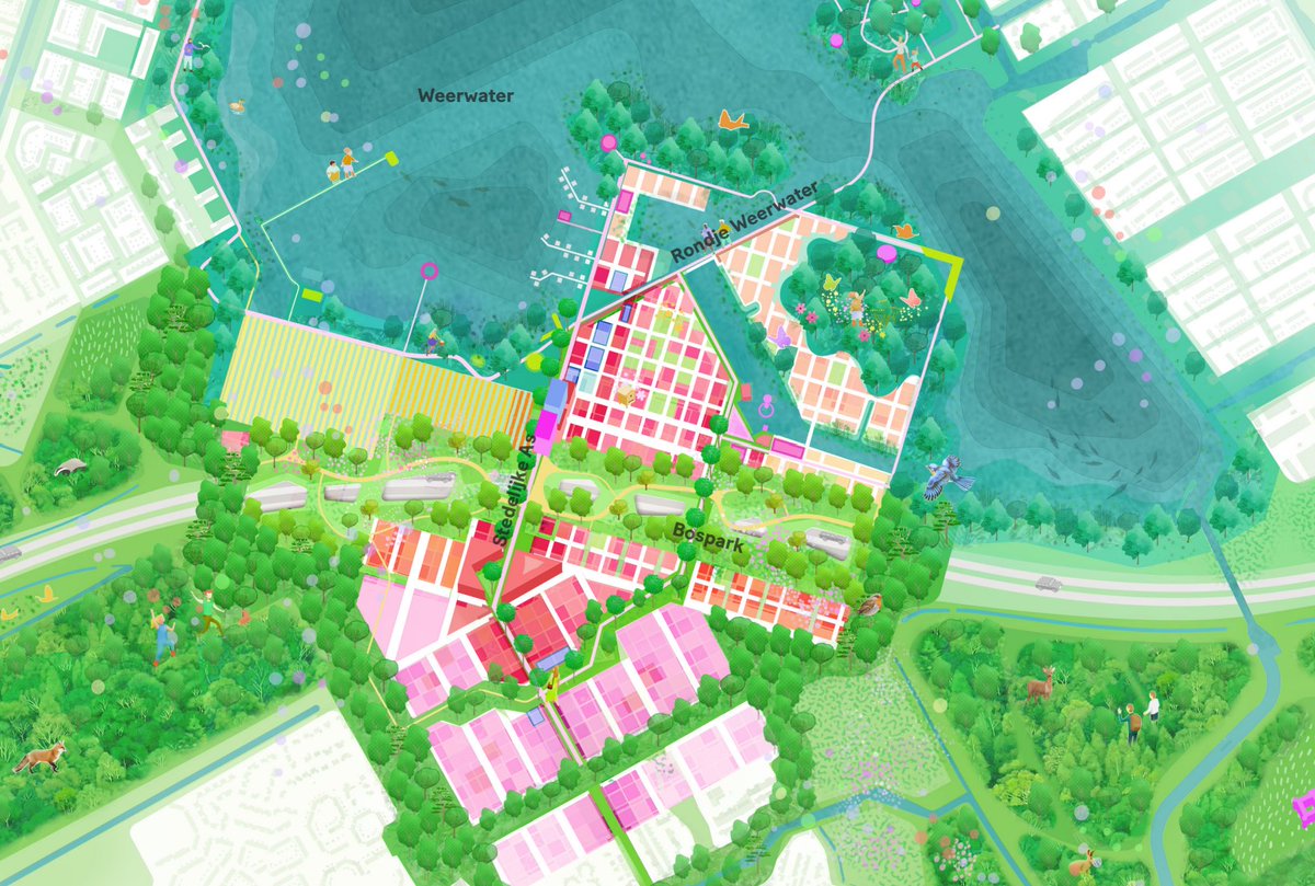 De zuidelijke oever van het Weerwater wordt in de toekomst ontwikkeld tot een gebied met een woonwijk en een high tech campus. Daarnaast is het de bedoeling dat bedrijventerrein De Steiger op termijn wordt uitgebreid met bedrijven en huizen. Meer info: alme.re/4eJ1JEX