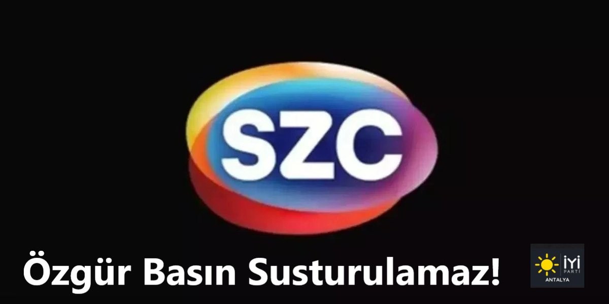 İYİ Parti Antalya İl Başkanlığı (@antalyaiyiparti) on Twitter photo SÖZCÜ karartılsa bile, SÖZ kararmaz!..
''Basın, hiçbir sebeple baskı ve etki altına alınamaz''
(GAZİ MUSTAFA KEMAL ATATÜRK)
<a href="/MDervisogluTR/">Müsavat Dervişoğlu</a>
<a href="/HasanToktasTR/">Hasan Toktaş</a>
<a href="/Yucel_Kesen/">Yücel Kesen</a>
<a href="/aliadnankaya/">Ali Adnan KAYA</a>
<a href="/saygi_ozturk/">Saygı Öztürk</a>
<a href="/Yilmaz_Ozdill/">Yılmaz ÖZDİL</a>
<a href="/szctelevizyonu/">SÖZCÜ Televizyonu</a>
<a href="/iyiparti/">İYİ Parti</a> SÖZCÜ karartılsa bile, SÖZ kararmaz!..
''Basın, hiçbir sebeple baskı ve etki altına alınamaz''
(GAZİ MUSTAFA KEMAL ATATÜRK)
<a href="/MDervisogluTR/">Müsavat Dervişoğlu</a>
<a href="/HasanToktasTR/">Hasan Toktaş</a>
<a href="/Yucel_Kesen/">Yücel Kesen</a>
<a href="/aliadnankaya/">Ali Adnan KAYA</a>
<a href="/saygi_ozturk/">Saygı Öztürk</a>
<a href="/Yilmaz_Ozdill/">Yılmaz ÖZDİL</a>
<a href="/szctelevizyonu/">SÖZCÜ Televizyonu</a>
<a href="/iyiparti/">İYİ Parti</a>