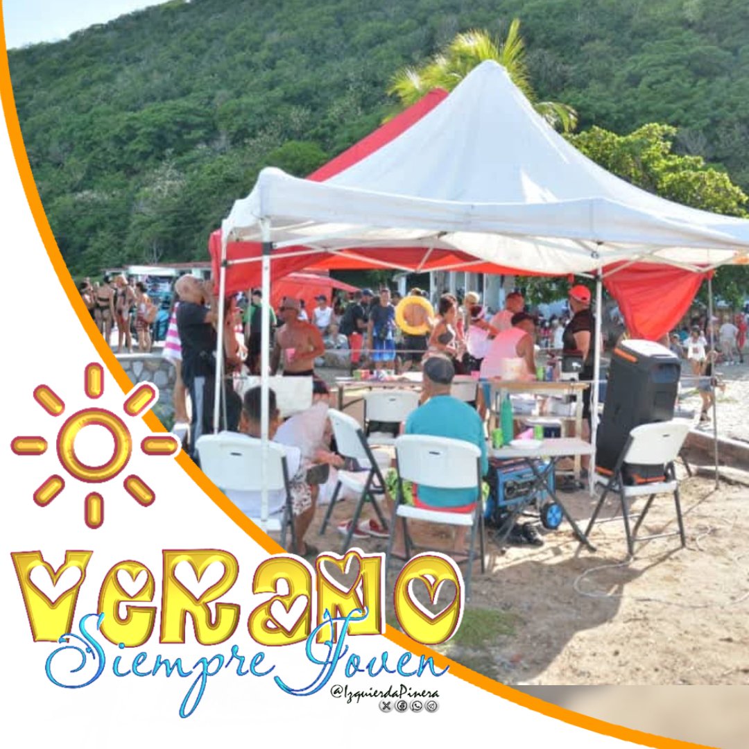 A disfrutar del Verano Siempre Joven todos en familia.
#VeranoSiempreJóven 
#IzquierdaPinera
#IzquierdaLatina
#DeZurdaTeam_
<a href="/rlicea_mojena/">Ernesto Licea Mojena Secretario del PCC IJ</a> 
<a href="/SinMiedoAlFuego/">Sin Miedo Al Fuego</a>
