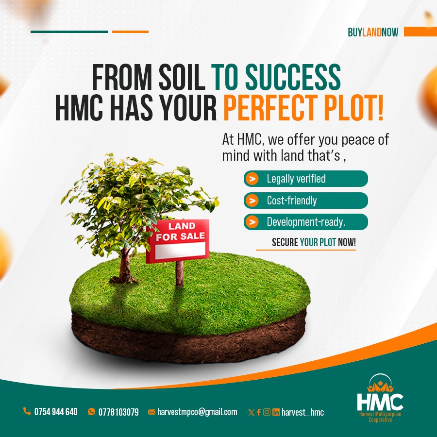 harvest_hmc's tweet image. We have land available for sale⛳🇺🇬!

#HMC 
#MicroSaving 
#FinancialFreedomForGenerations #SignUpSaveBuyLand