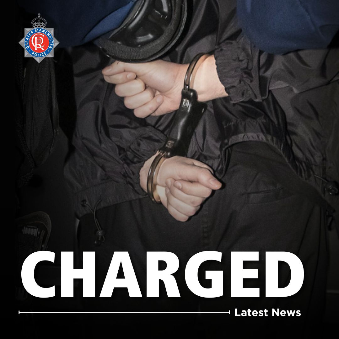 GMPSalford's tweet image. #CHARGED | A man in his 50s has been charged after a man was stabbed on Capella Walk on 6/7/25.
Eammon Davey (b.11/10/66) has been charged with attempted murder and other charges.
He will appear at Manchester Magistrates’ Court this morning (9/7/25).