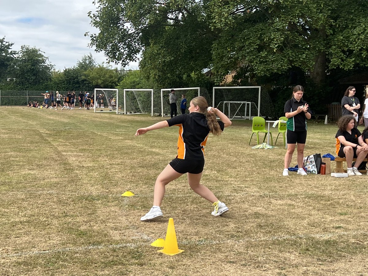 ParkfieldsNews's tweet photo. Great technique on show at the shot put and ball throw events! Our Parkfields students are giving it their all. We  might even have a new shot put record from Sean O'H! 💥 #ParkfieldsSportsDay #ProudToBeAtParkfields https://t.co/N64Zfs3lSi