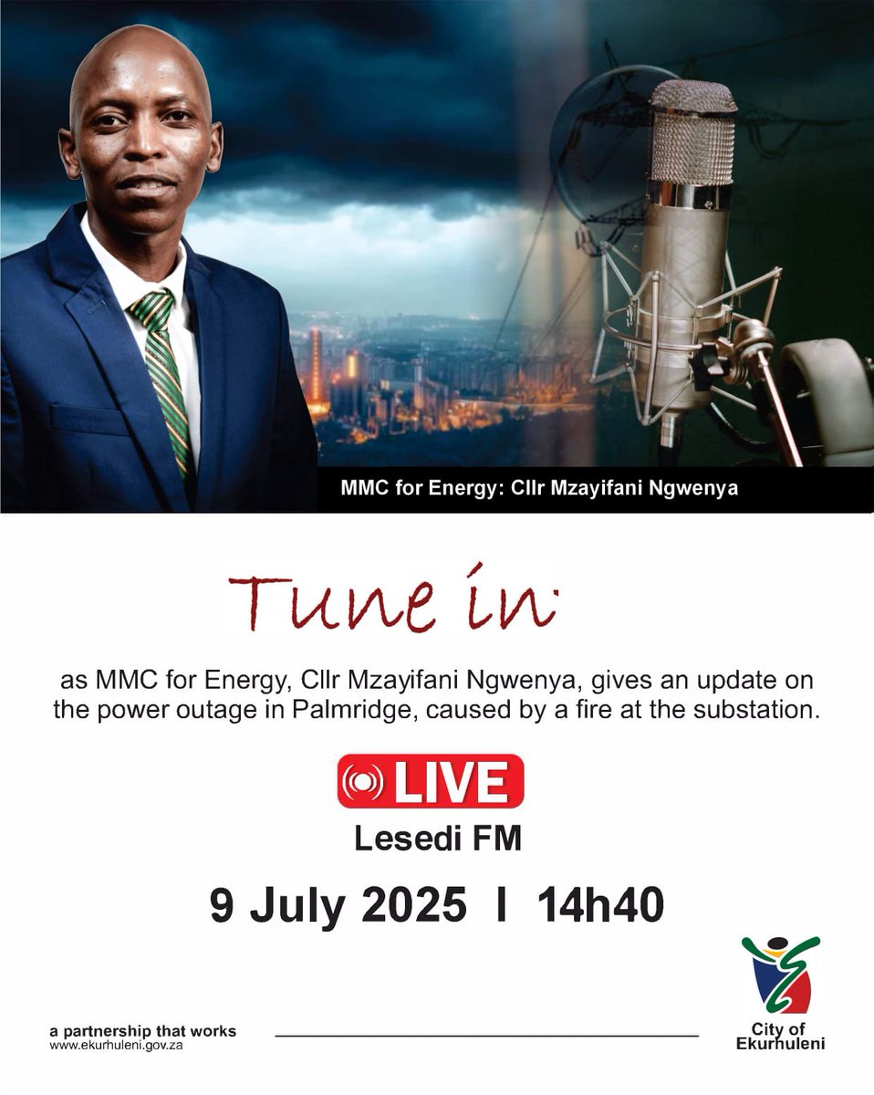 CITY OF EKURHULENI tweet media