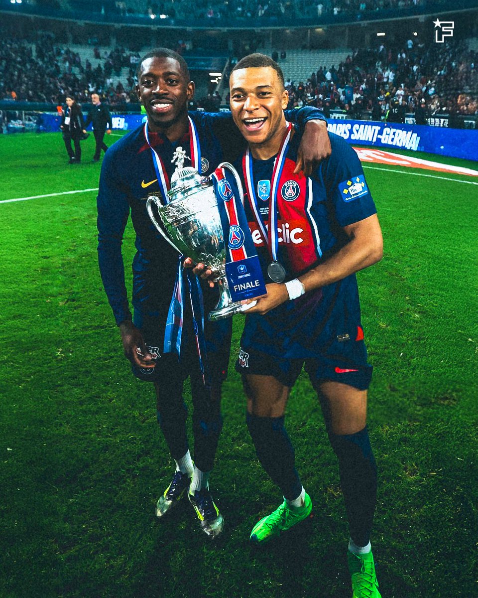 footmercato's tweet image. Lequel d&apos;Ousmane Dembélé ou Kylian Mbappé a le plus marqué l&apos;histoire du PSG selon vous ? 🤔🔴🔵