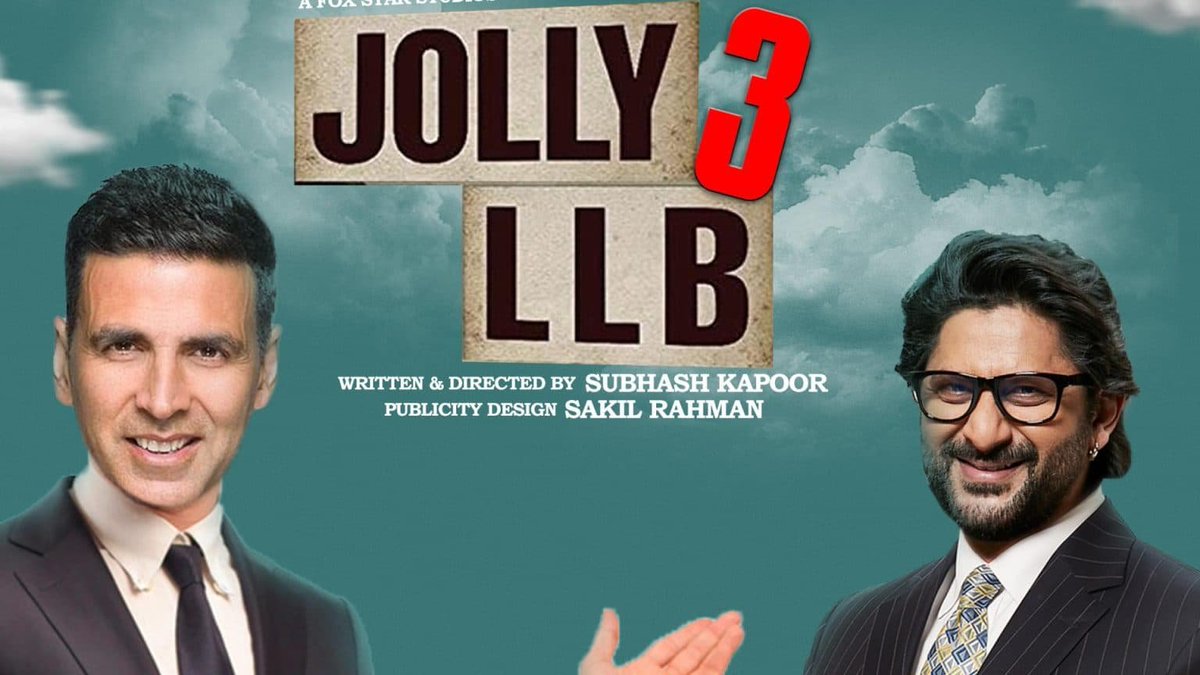 Akshay Kumar and Arshad Warsi’s ‘Jolly LLB 3’ likely release on this date, will clash with a pan-India film

#AkshayKumar #ArshadWarsi #JollyLLB3 #Film #Bollywood #Entertainment 

masala.com/bollywood-news…