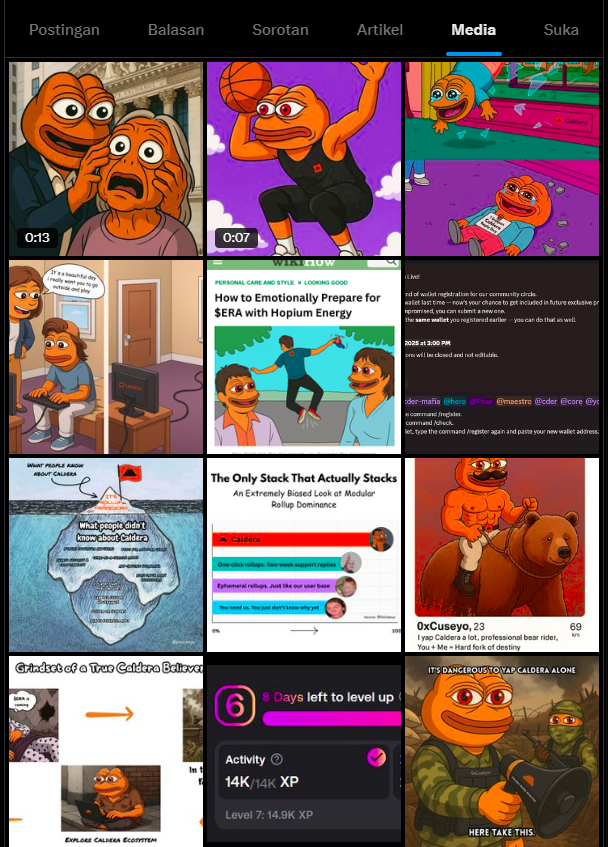 i’ve made countless memes
dropped some video edits too

not the loudest yapper, 
maybe not your fav content creator either

but i’ve been here.. yapping and believing
tried to show <a href="/Calderaxyz/">Caldera</a> from a another angle
and now, $ERA is almost here

big thanks to those who’ve