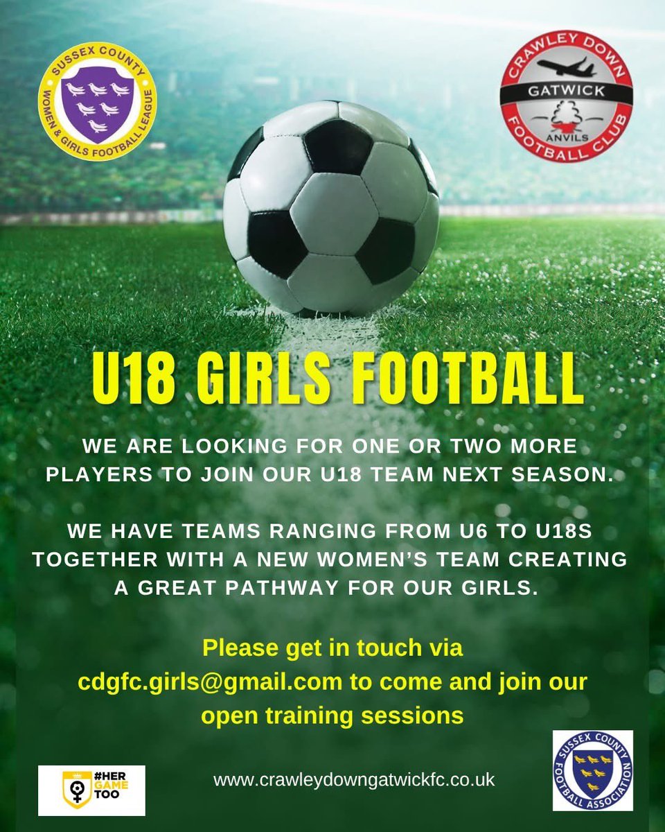 Crawley Down Girls FC tweet media