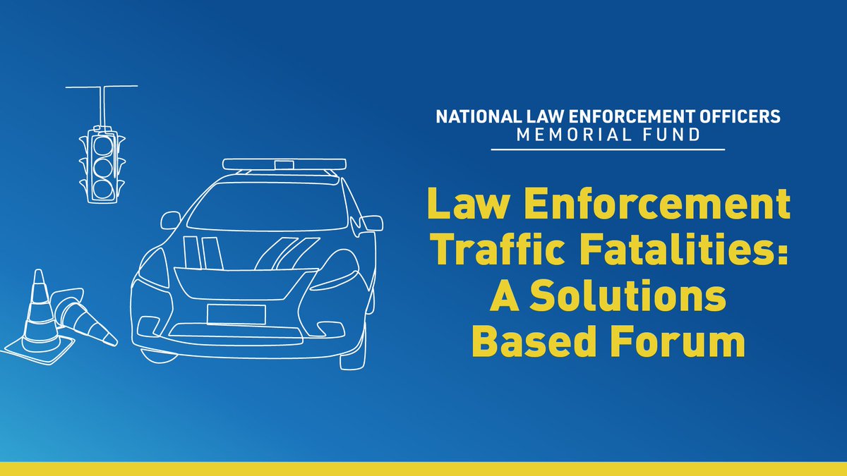 NLEOMF's tweet image. REGISTRATION OPEN for in person or virtual—Join NLEOMF & @NHTSAgov for a day of vehicle & roadside safety solutions.
In-person is free, w/ lunch, Memorial tour, demos, & private screening of the short film Service & Sacrifice.
Registration required ➡️ bit.ly/3TttvLD
