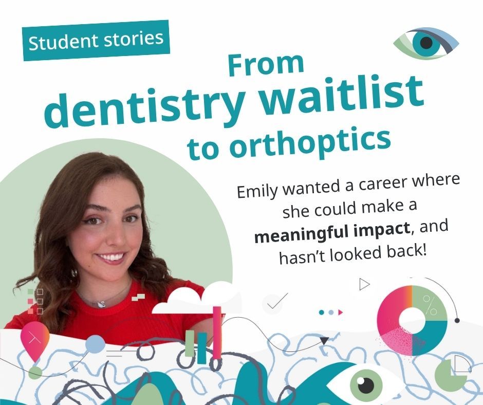 BIOS (@bios_orthoptics) on Twitter photo If you missed the application deadline or changed your mind about going to university, UCAS Clearing opened this week.
Read Emily's full story: buff.ly/MvjHEgJ @NHSHealthCareers <a href="/BeverleyHarden/">Beverley Harden FCSP</a> @UCAS #OrthopticCareers If you missed the application deadline or changed your mind about going to university, UCAS Clearing opened this week.
Read Emily's full story: buff.ly/MvjHEgJ @NHSHealthCareers <a href="/BeverleyHarden/">Beverley Harden FCSP</a> @UCAS #OrthopticCareers