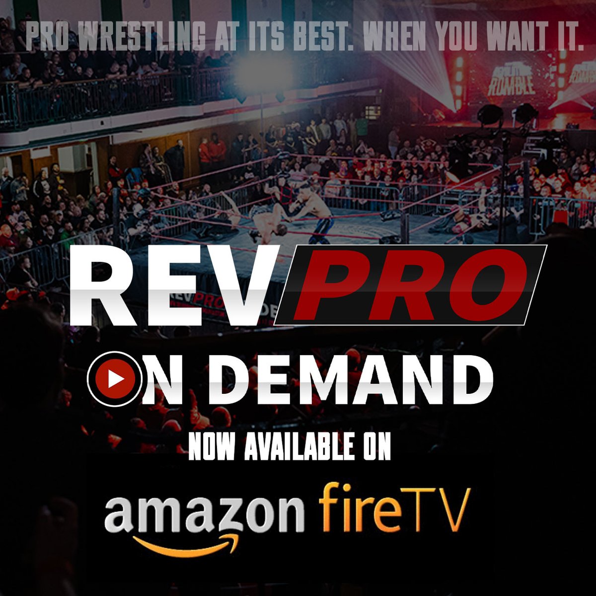 🚨 RevPro OnDemand Amazon Fire App is available NOW! 

🔥You can use existing credentials to log in
🔥New users sign up via revproondemand.com or in app

Access our huge back catalogue &amp; watch every show streamed live. 

GET INVOLVED!