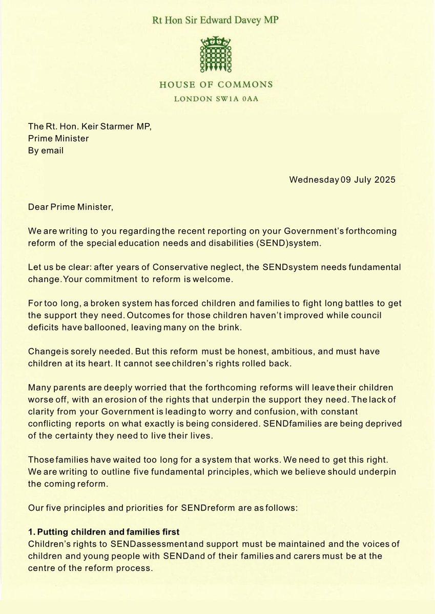 Ed Davey tweet media