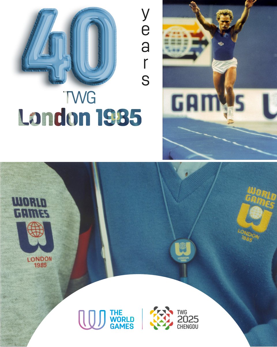 TheWorldGames's tweet photo. Did you know today 40 years ago The World Games were held in Europe for the first time in London, 1985!?

🥇 Finswimmer Jürgen Kolenda won 7 golds 🤯
🆕 Korfball, Fistball &amp; Sombo debuted
🌍1370 athletes, 51 nations, 134 medal events

#TWG1985 #TWGthrowback #WeAreTheWorldGames https://t.co/YexHuMxm0E