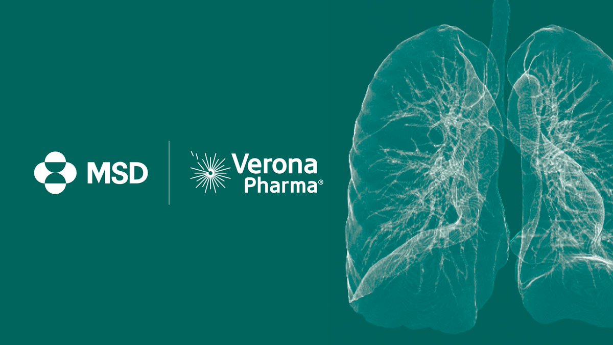 Today we announced an agreement to acquire Verona Pharma. Through this acquisition, we will add a novel, important maintenance treatment for chronic obstructive pulmonary disease (#COPD) to strengthen &amp; complement our diversified cardio-pulmonary portfolio msd.gl/4kMGmEh