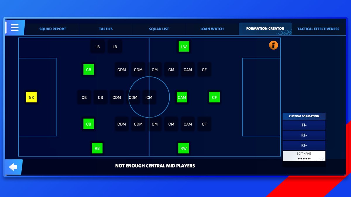 Football Team Formation Planner