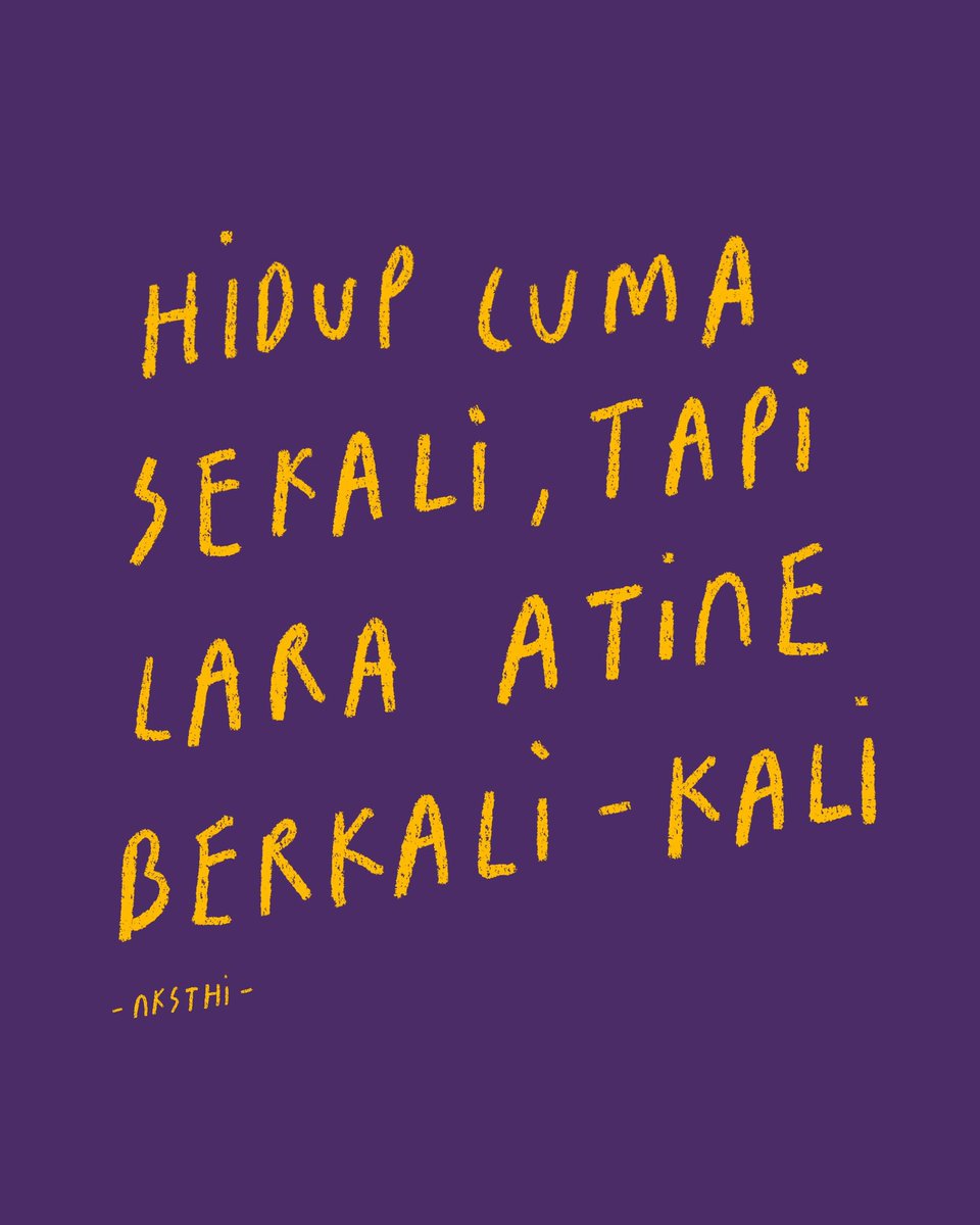 Nanti Kita Sambat Tentang Hari Ini tweet media