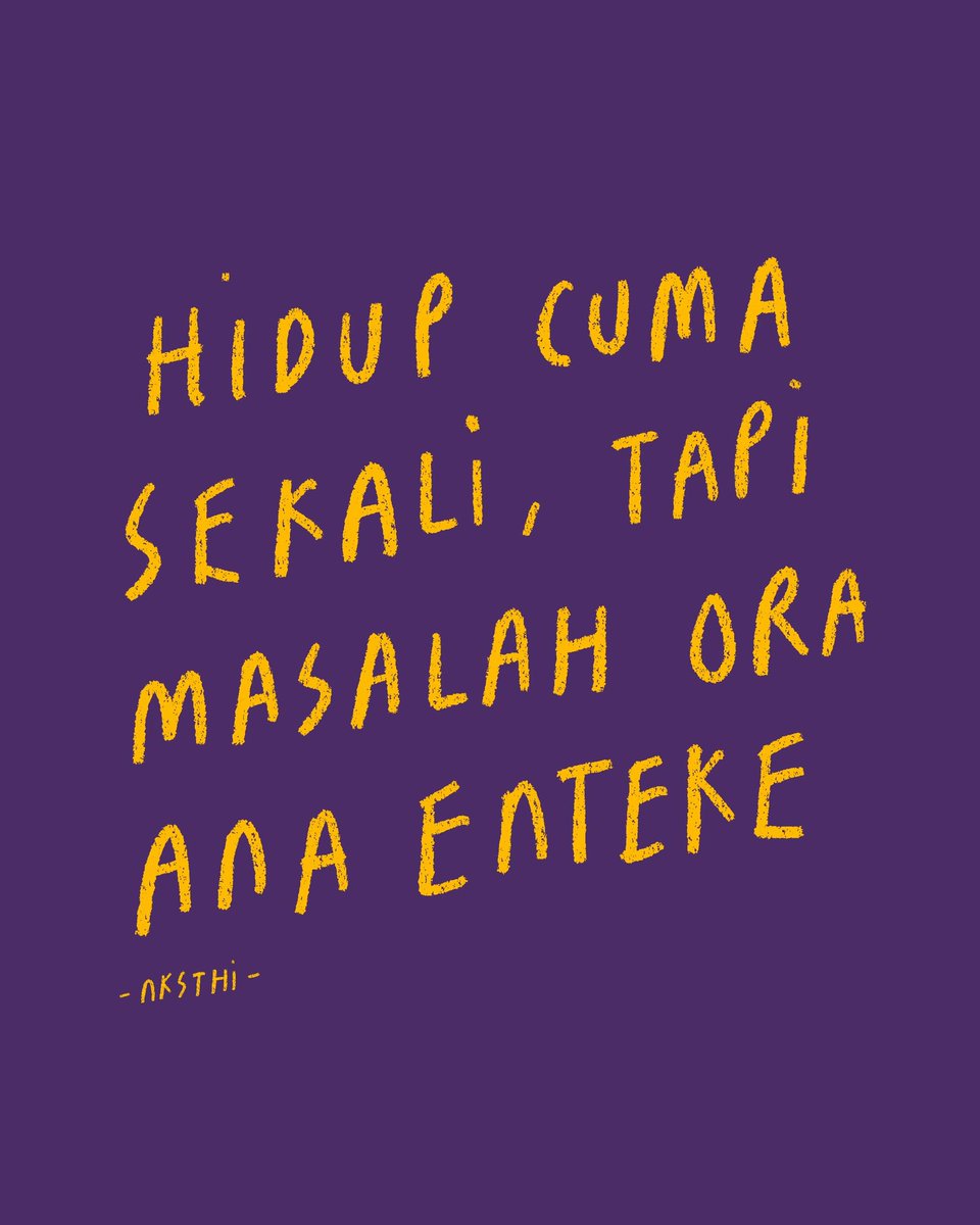 Nanti Kita Sambat Tentang Hari Ini tweet media