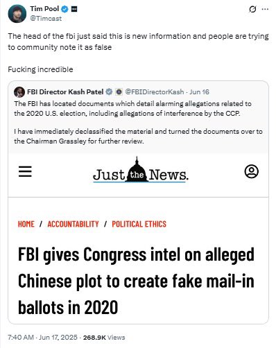 For years, the left screamed about foreign election interference and Trump’s ties to Russia, only to be proven wrong. Meanwhile, credible threats of election interference from China and even the UK were ignored, as they did not fit the left’s narrative.

The fake news losers have