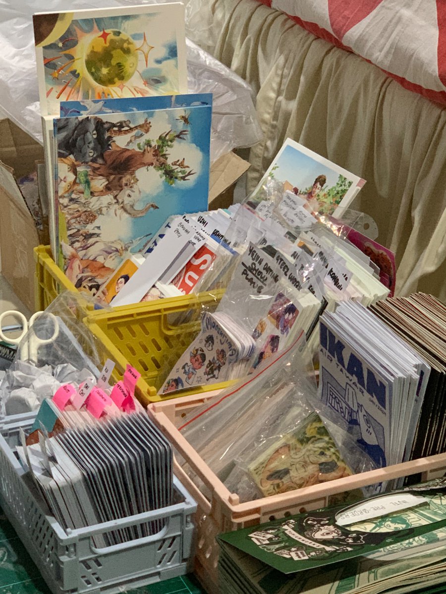 tiba-tiba packing, isi tenaga dulu sebelum lanjut 📦 doakan lancar ya Toserbuddies!