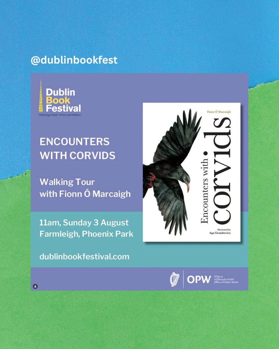 Natural World Publishing (@natworldpubli) on Twitter photo You can't miss it!
Fionn (<a href="/Scaladoir/">Fionn Ó Marcaigh</a>) is great, corvids are great, and <a href="/DublinBookFest/">Dublin Book Festival</a> is great :)
#corvidsencountersbook #corvids #crows #Irishcorvids #birdwatching #birdtalk #birders #phoenixpark #walkingtour
<a href="/opwireland/">Office of Public Works</a> You can't miss it!
Fionn (<a href="/Scaladoir/">Fionn Ó Marcaigh</a>) is great, corvids are great, and <a href="/DublinBookFest/">Dublin Book Festival</a> is great :)
#corvidsencountersbook #corvids #crows #Irishcorvids #birdwatching #birdtalk #birders #phoenixpark #walkingtour
<a href="/opwireland/">Office of Public Works</a>