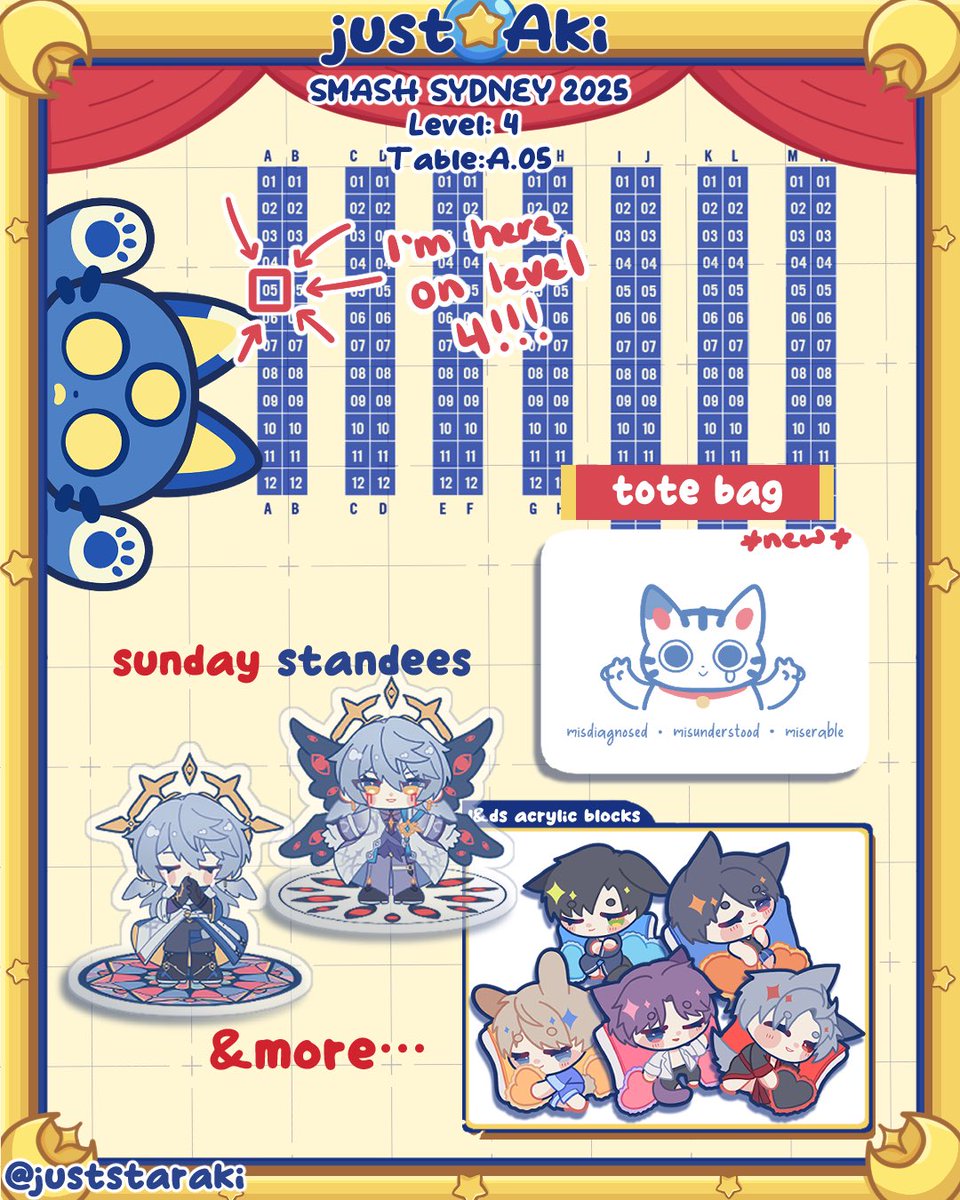juststaraki's tweet photo. hello, here’s my catalogue for @smashcon 2025 this weekend! (July 11, 12, 13)

1/2

#smashcon2025 #smashcon #smashconcatalogue https://t.co/qlJXYzTlsH