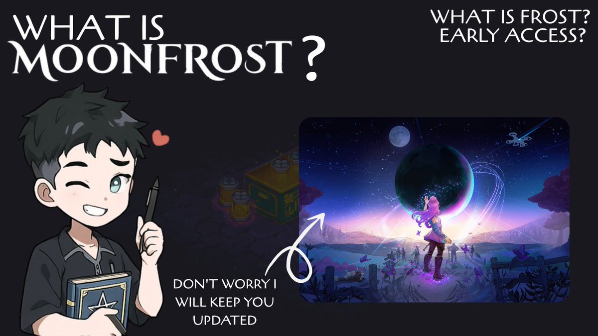 You’ve heard of Moonfrost, now let’s see why everyone thinks it could be the next big Web3 game.

➠ 𝗪𝗵𝗮𝘁 𝗶𝘀 𝗠𝗢𝗢𝗡𝗙𝗥𝗢𝗦𝗧 🌙❄️?

<a href="/MoonfrostGame/">Moonfrost</a> is a cozy farming and adventure game with beautiful pixel art.

Made by <a href="/OxalisGames/">Oxalis</a>, it’s inspired by Stardew Valley.

➙