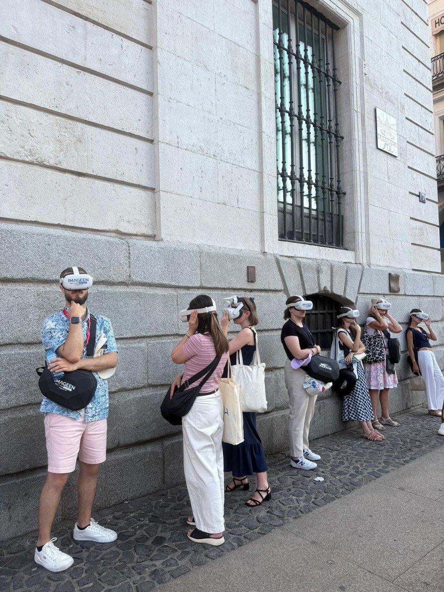 Summer School XRTX 2024 (@summerschool_xr) on Twitter photo History meets #XR! Participants of the 3rd #EURASIP Int. #SummerSchool2025 on #XR explored Madrid’s past with <a href="/imageenvr/">IMAGEEN</a> — a unique social event blending culture & immersive tech. Time travel powered by #VirtualReality #VR #ImmersiveTour <a href="/eurasip/">EURASIP</a> <a href="/nokia/">Nokia</a> History meets #XR! Participants of the 3rd #EURASIP Int. #SummerSchool2025 on #XR explored Madrid’s past with <a href="/imageenvr/">IMAGEEN</a> — a unique social event blending culture & immersive tech. Time travel powered by #VirtualReality #VR #ImmersiveTour <a href="/eurasip/">EURASIP</a> <a href="/nokia/">Nokia</a>