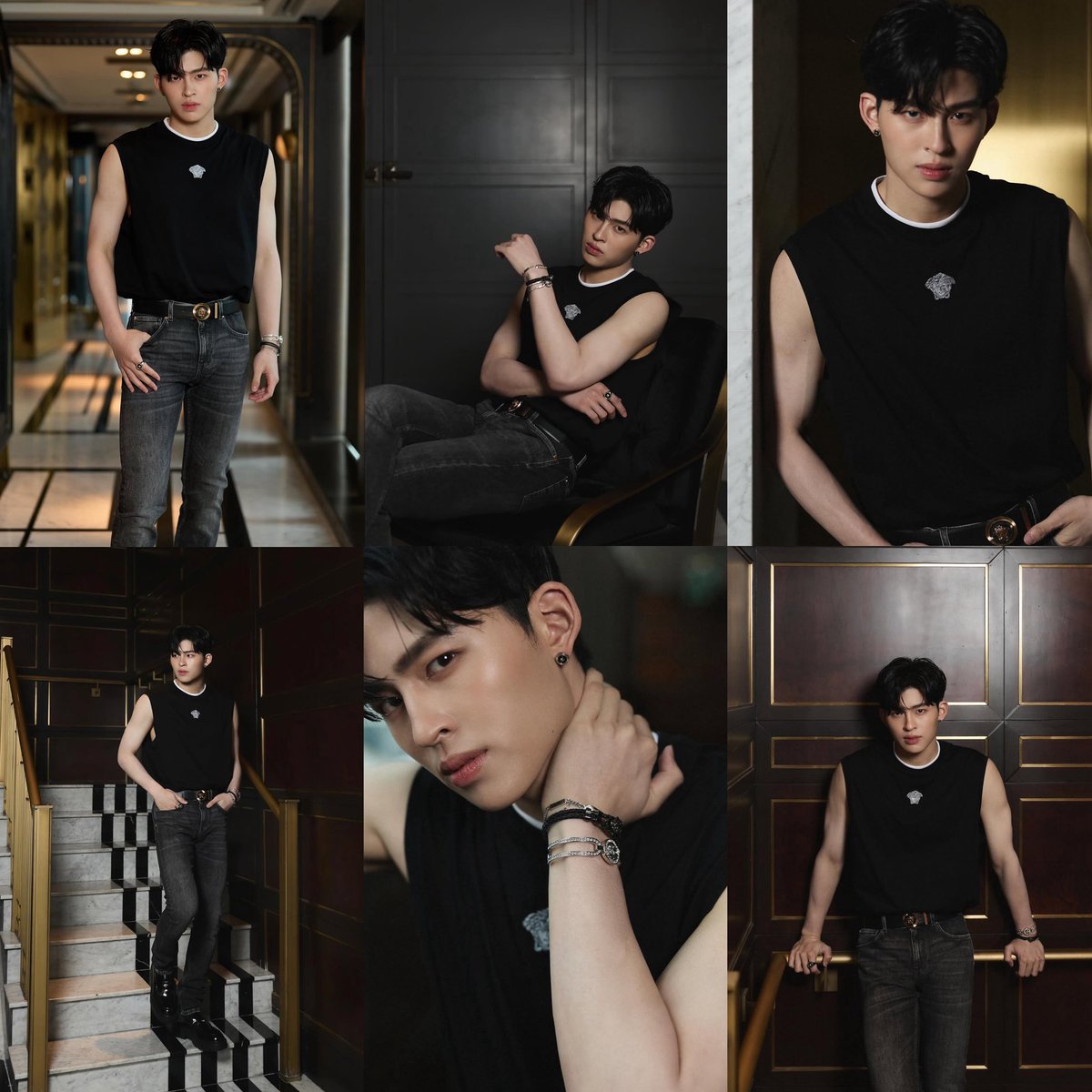 MeMyMiX1's tweet photo. จะเป็นตัวแทนของ Versace ไม่ใช่ง่ายดายเลยนะ แบรนด์ที่เฟียสและจัดจ้านแบบ Maximalist ขนาดนี้ ต้องคนที่โดดเด่น มั่นใจ เป็นตัวของตัวเองจริงๆ และปอนด์ในตอนนี้คือใช่มาก หยิบจับอะไรให้ใส่ก็ดีงามไปหมด สื่อสารความเป็น Versace ได้แบบ 100% จริงๆ 

#Vesace @Versace 
#ppnaravit @ppnaravit https://t.co/zujIPRYKbo
