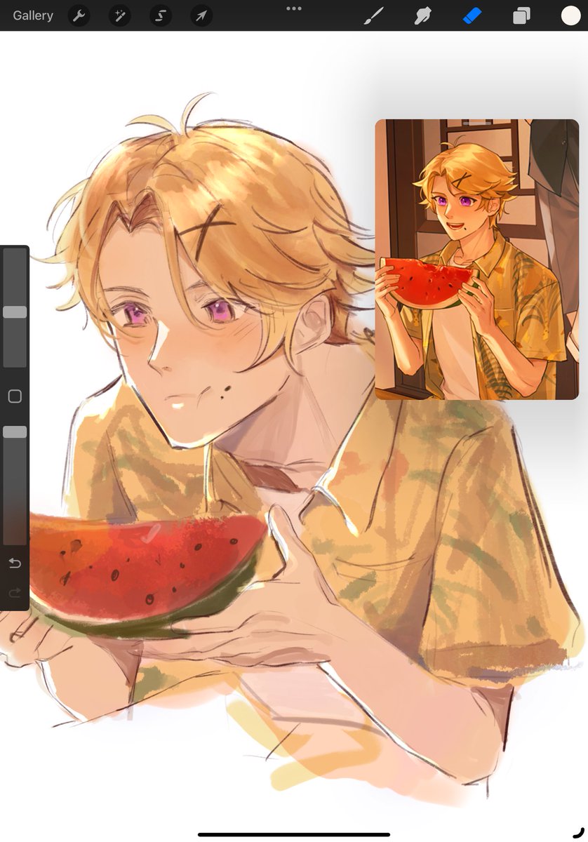usayuri_7's tweet photo. #MysticMessenger #yoosungkim

He looks so fine 🍉 https://t.co/ZhFwO3l8gM