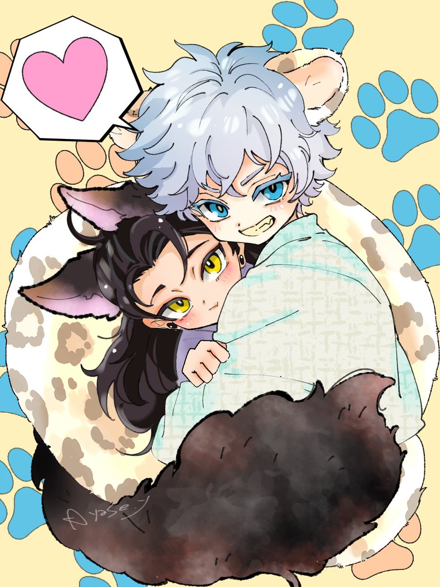 yhr_pon_a's tweet image. できた〜🦫💕

ちび五夏🦊❄🐆🐾