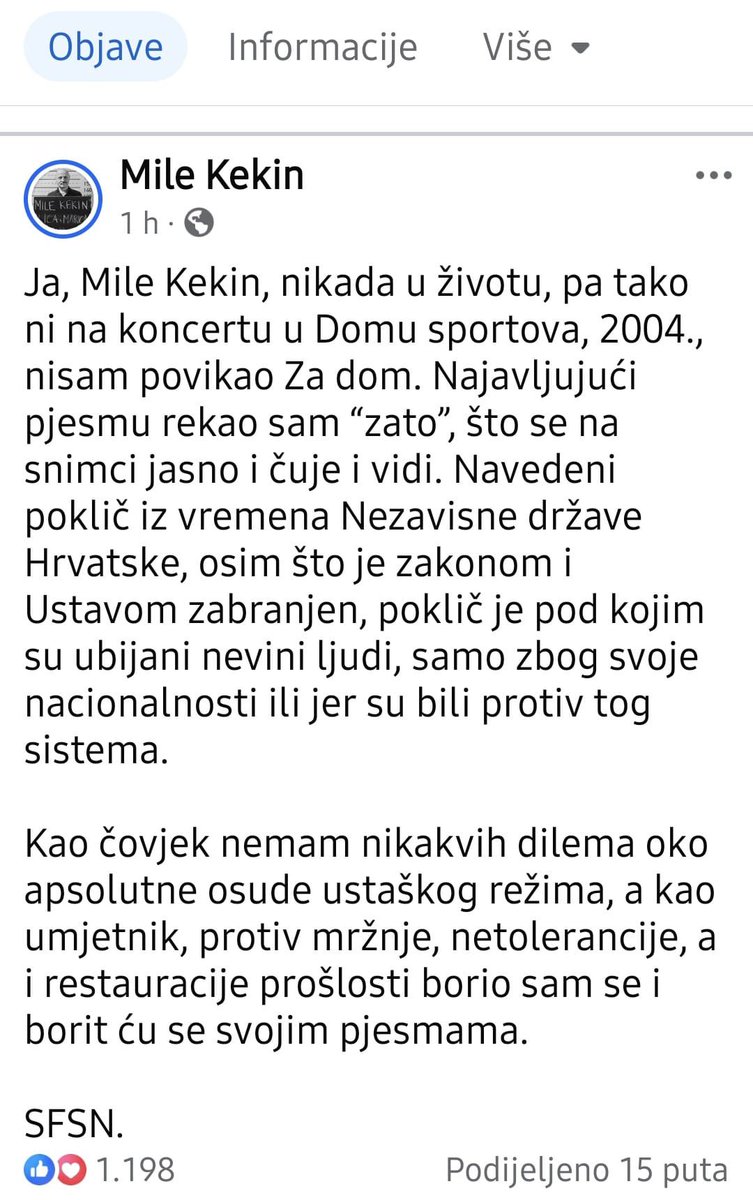 Mile je sve kreativniji. Od toga da je mislio da ide na kavu s nogometašem, do toga da je  on vikao “ZATO”, a publika “SPREMNI”.