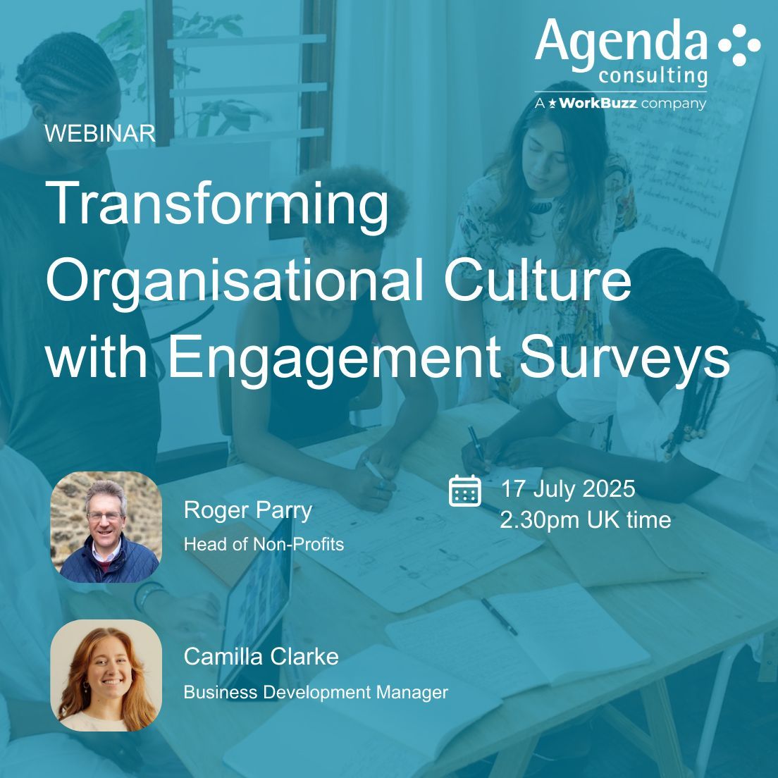 Discover how HR leaders in the non-profit sector are using survey insights to drive meaningful cultural transformation—for both employees and volunteers.

📆 Thursday 17 July at 2.30pm UK time
🔗 Register here: agendaconsulting.co.uk/product/webina…