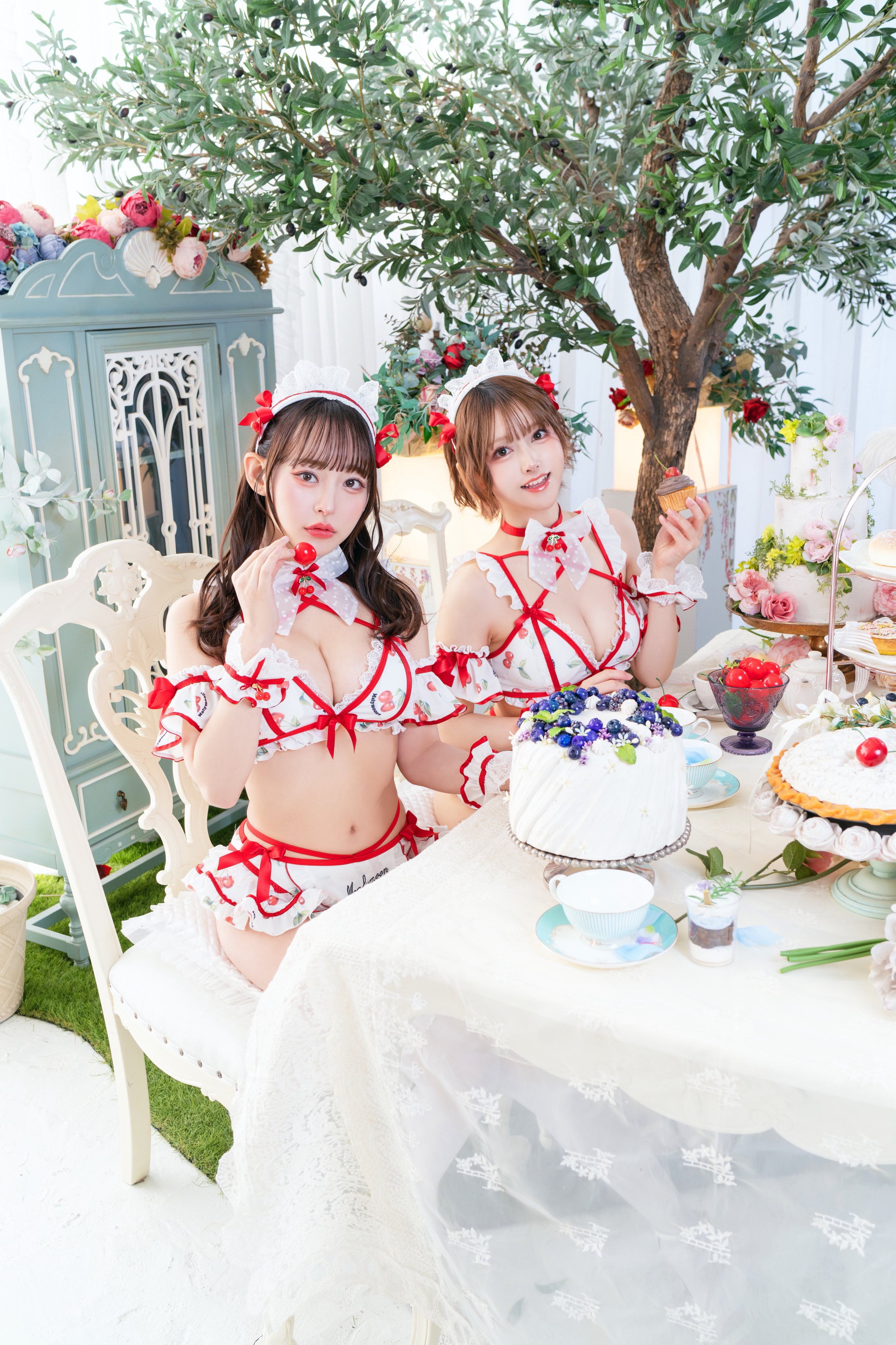 ま*っ様 malymoon ホイップチェリーデザートビキニ 予約-8月下旬頃より順次発送予定】ホイップチェリーデザート