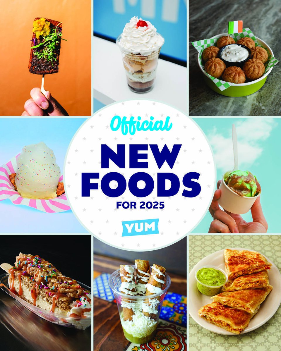 mnstatefair's tweet image. The wait is over, our most anticipated announcement of the year has arrived! 🧀🍒 🍦🌶🥐
We’re thrilled to introduce 33 Official New Foods and eight new vendors joining us at the 2025 Great Minnesota Get-Together, proudly sponsored by @MattressFirm!
👉 bit.ly/msf-newfoods