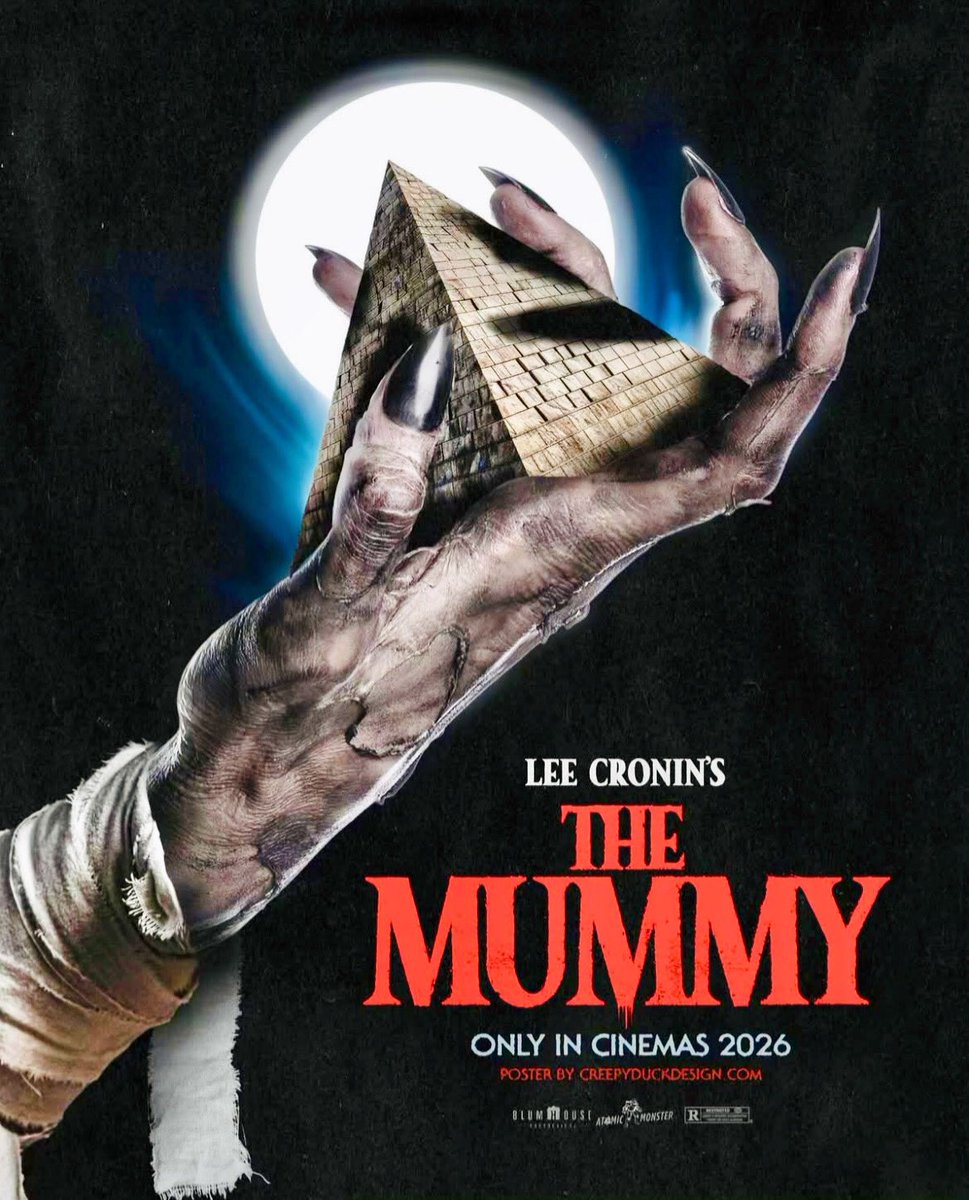 KuLt_ZiLLa's tweet image. THE MUMMY is the latest classic Universal Monsters flick to be remade by producers Blumhouse &amp;amp; Atomic Monster …

Filmmaker Lee Cronin (Evil Dead Rise) writes &amp;amp; directs his interpretation of the vintage movie, which is scheduled for release in April 2026!🔥

#themummy #horror