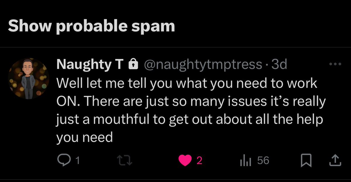 secretsbby1's tweet image. Accurate #spamBot