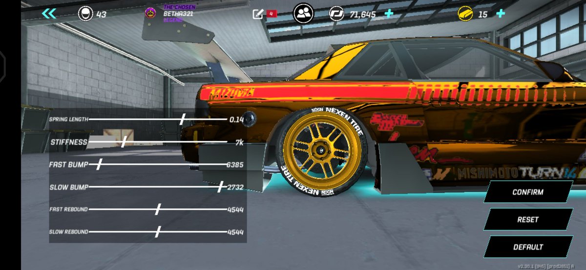 BethaDrift's tweet photo. Iseng minta disettingin ChatGPT gacor gini mobil gua wkwkwk 🤣

Tp blm berani turun battle ini buat practice doank kesayangan soale wkwkwk 🤣 https://t.co/BCOowR02PQ