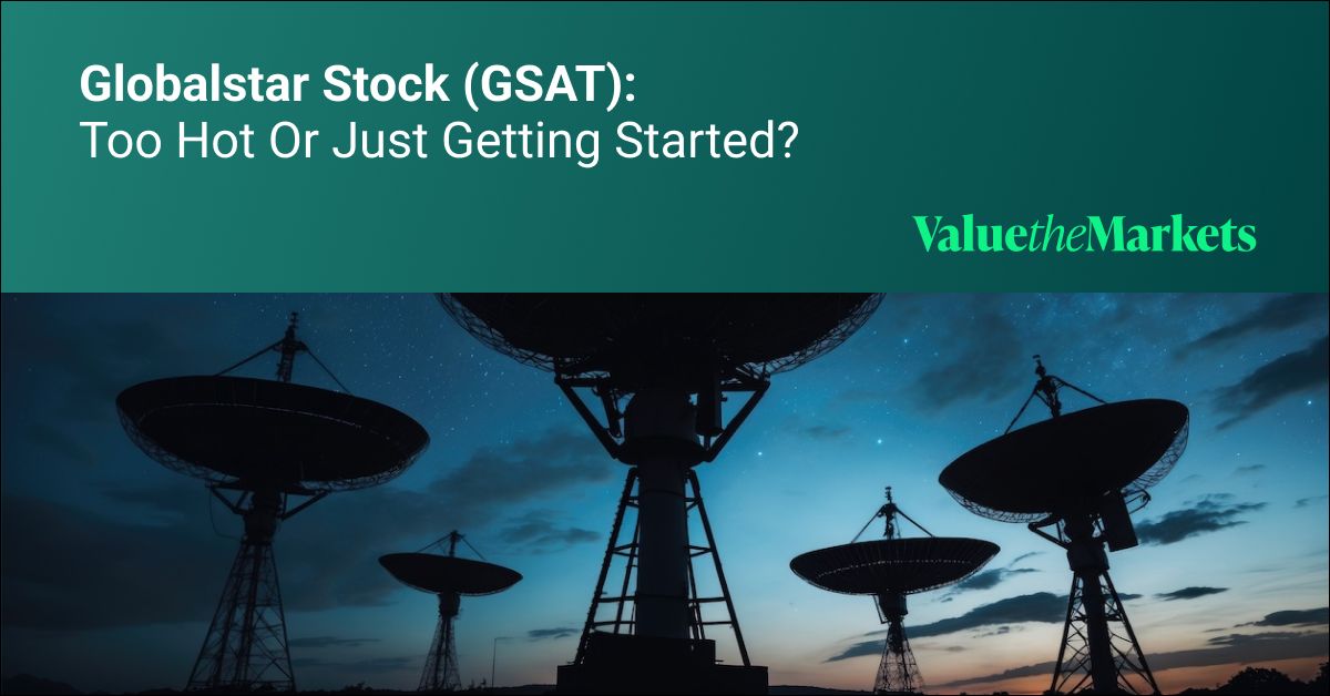 ValueTheMarkets's tweet image. Globalstar ($GSAT) is seeing service momentum, but valuation uncertainty remains. Is the dip a buying moment or a caution signal?
Read more 👉 buff.ly/T1AEqjn 
#GSAT #SatelliteTech #ValueTheMarkets