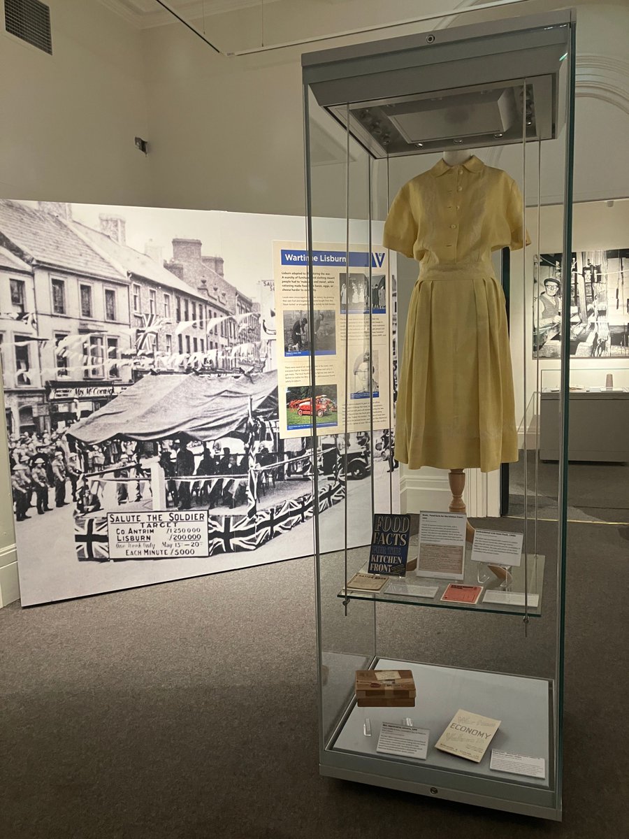 It's Fashion Day! 👗👜 This embroidered Irish linen frock was purchased with ration coupons after the Second World War: buff.ly/qyJd9NJ

See the dress for yourself in our VE Day 80 exhibition: buff.ly/0lOWbXW

#Lisburn #VirtualMuseum #VE80 #Fashion