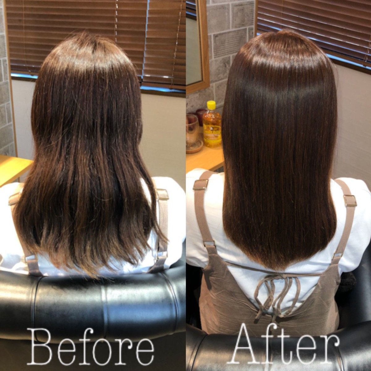 dearssalon's tweet photo. 波のように動いてしまい、まとまらなかった髪が、収まりの良いツヤ髪に 。

お客様からは、

「今回もありがとうございます！本当にキレイで嬉しいです！」

と喜んでいただくことができました！

▼髪質改善エステの詳細・お問い合わせはこちら
https://t.co/FCFxcIem5K https://t.co/kLMKJ96M8S